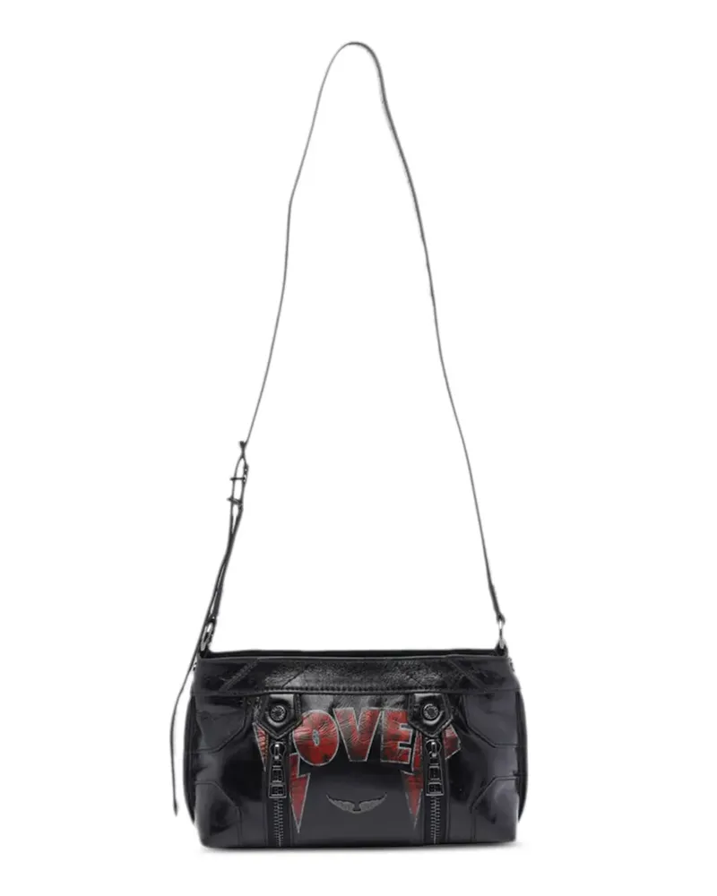 Zadig & Voltaire Sunny Mood zip cross body bag - Schwarz Schwarz