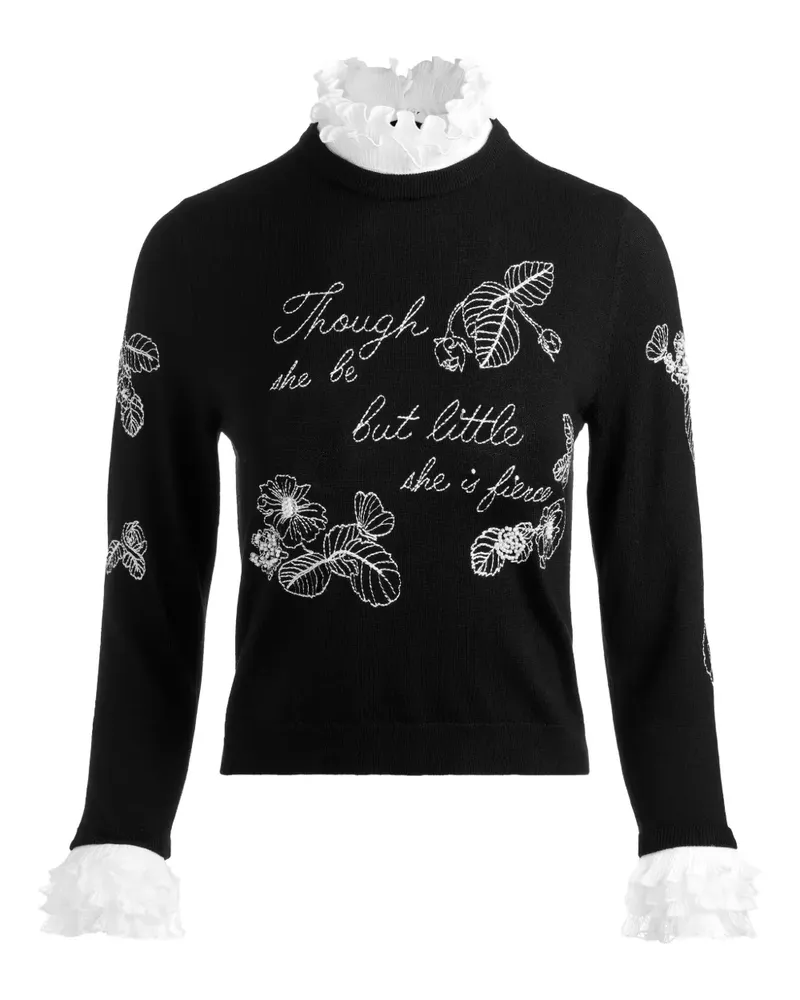 Alice + Olivia Carolann Pullover - Schwarz Schwarz