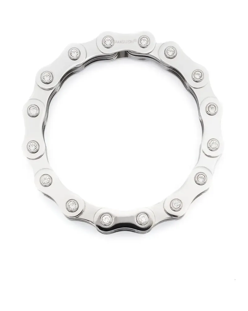 AMBUSH Armband in Fahrradketten-Optik - Silber Silber