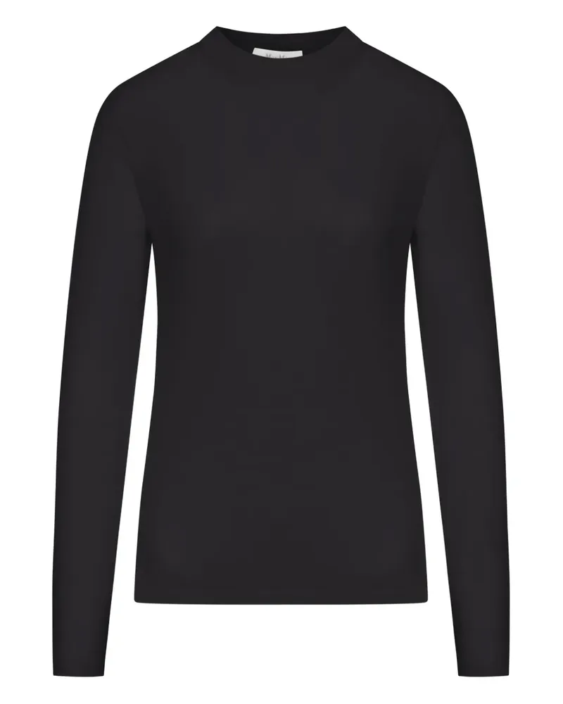 Max Mara Oberteil aus Kaschmir - Schwarz Schwarz