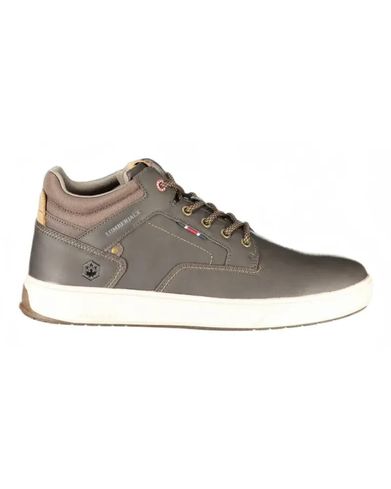 Lumberjack logo-patch lace-up sneakers - Grau Grau