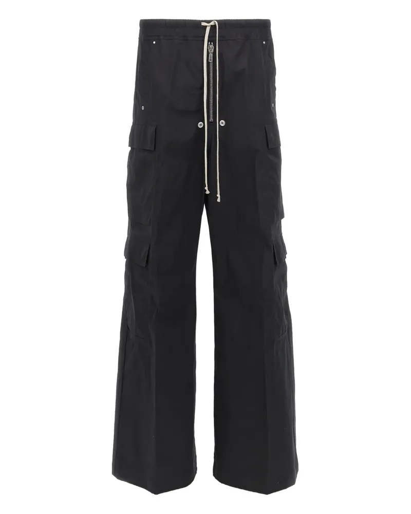 Rick Owens zip cotton cargobelas trousers - Schwarz Schwarz