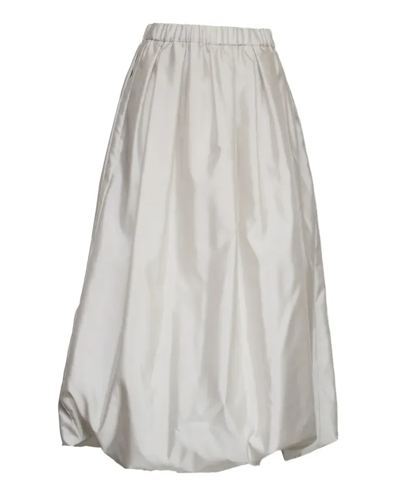 Max Mara elastic waist gathered skirt - Grau Grau