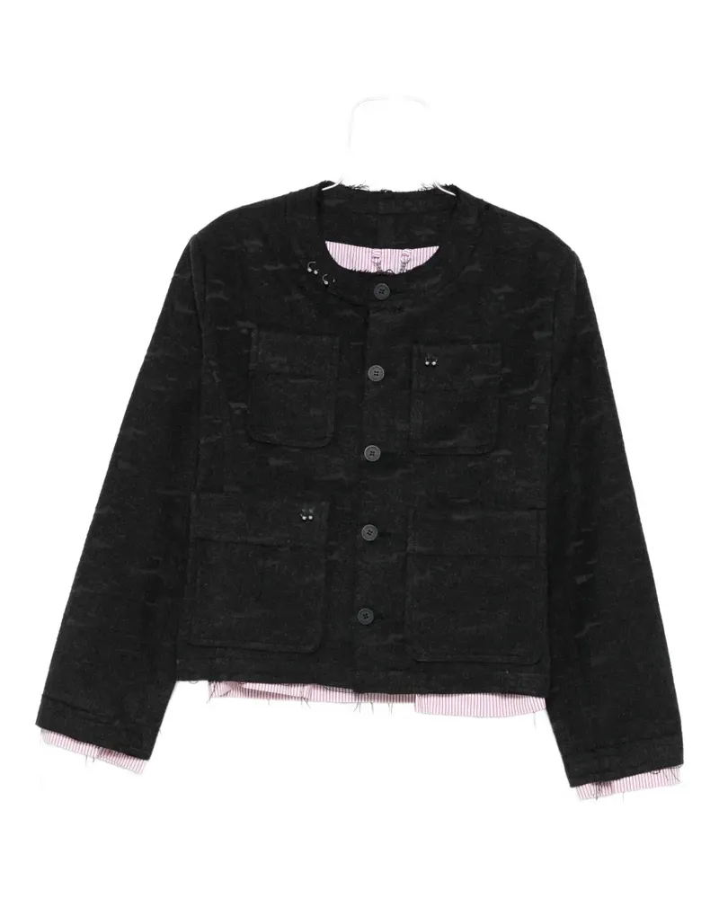 Charles Jeffrey Loverboy Taillierte Jacke mit Knöpfen - Grau Grau