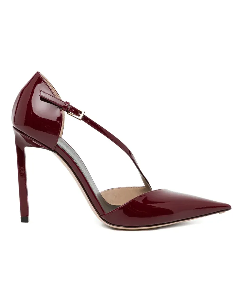 Tom Ford Spitze Pumps mit Riemen 110mm - Rot Rot