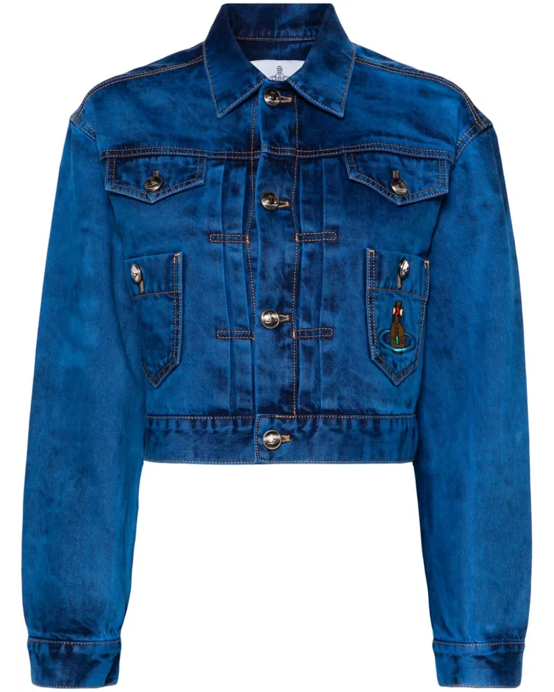 Vivienne Westwood Marlene Jeansjacke Blau