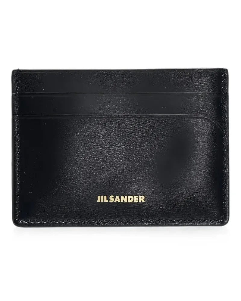 Jil Sander logo-print card holder - Schwarz Schwarz