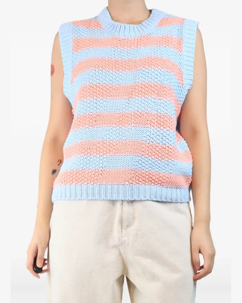 Stella Nova striped vest - Blau Blau