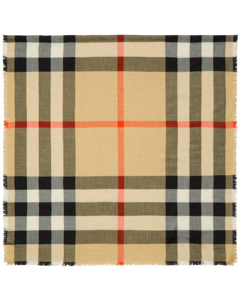 Burberry Schal mit House-Check - Nude Nude