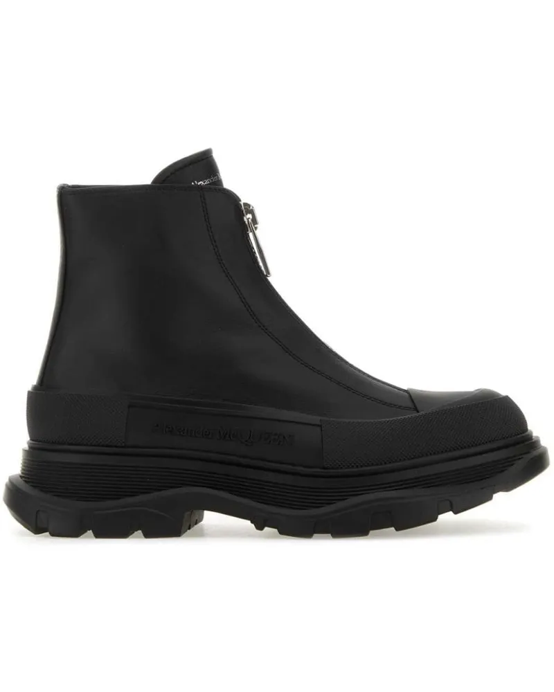 Alexander McQueen Tread Slick Stiefel - Schwarz Schwarz