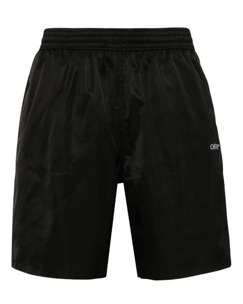 OFF-WHITE Arrow Surfer Badeshorts - Schwarz Schwarz