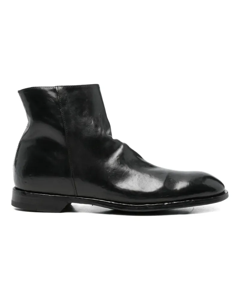 Officine Creative Italia Stiefel mit Reißverschluss - Schwarz Schwarz