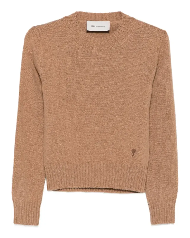 AMI Paris Ami de Coeur Pullover - Nude Nude