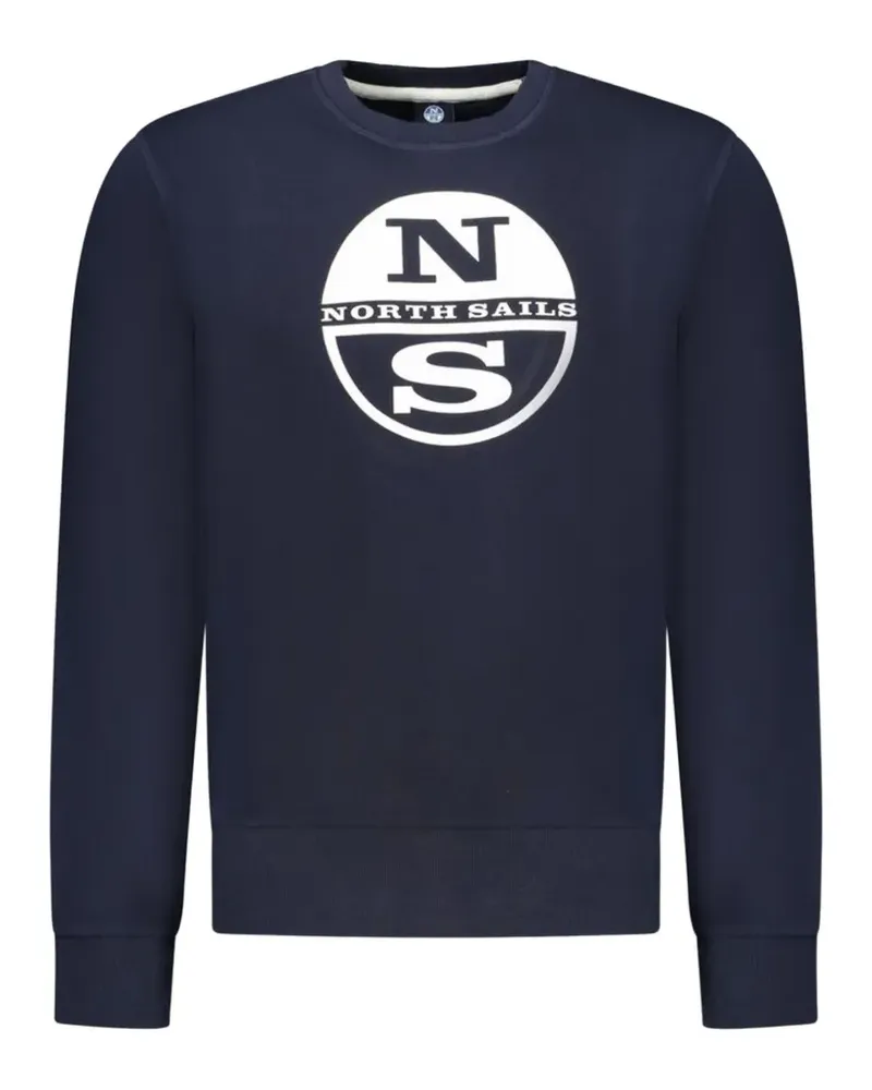 North Sails logo-print sweatshirt - Blau Blau