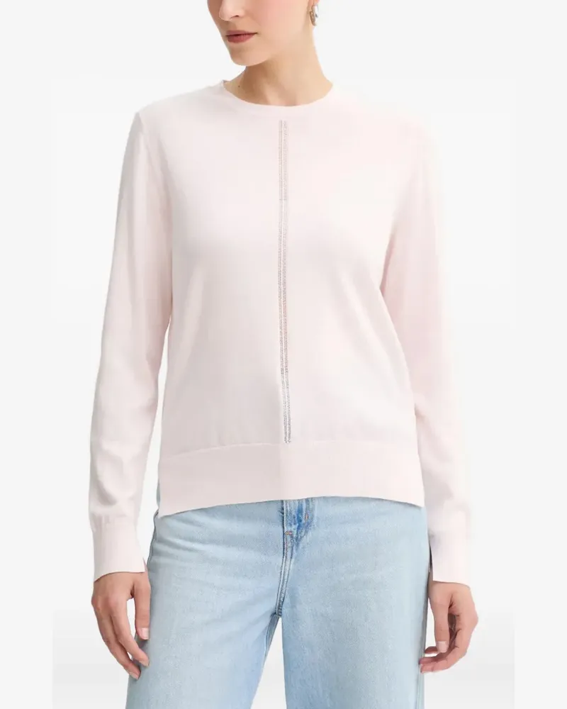 HUGO BOSS Pullover mit Zentral-Detail - Rosa Rosa