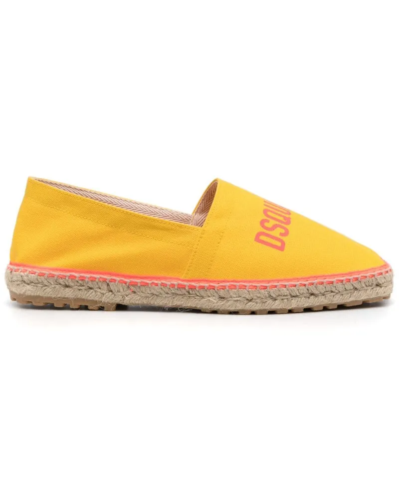 Dsquared2 Espadrilles mit Logo-Print - Gelb Gelb