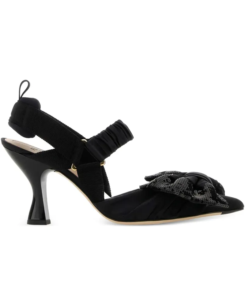 Fendi Colibrini Pumps mit Schleifendetail - Schwarz Schwarz