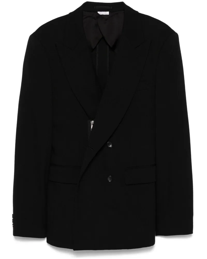 Comme des Garçons Doppelreihiges Sakko - Schwarz Schwarz