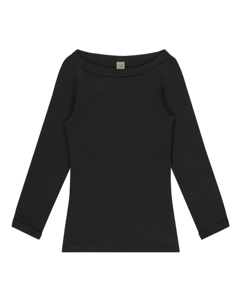 Flore Flore Steffi Langarmshirt - Schwarz Schwarz