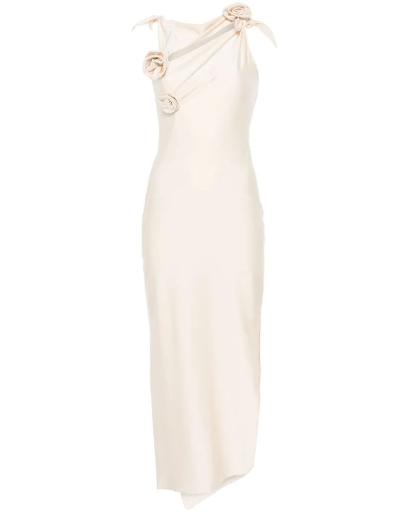 COPERNI Maxikleid mit Blumenapplikation - Nude Nude