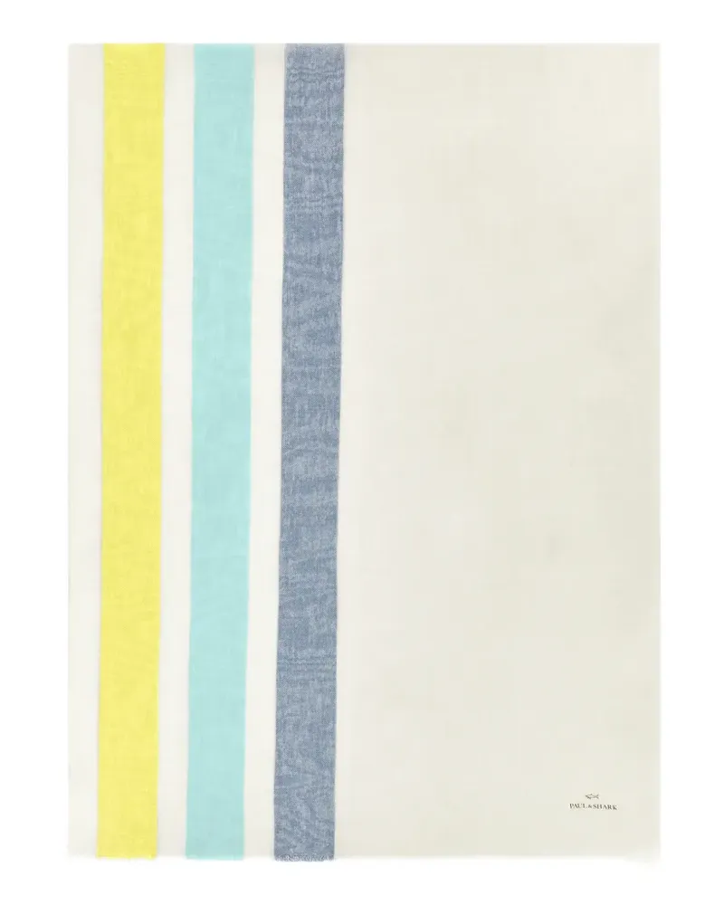 Paul & Shark Gestreifter Schal - Nude Nude