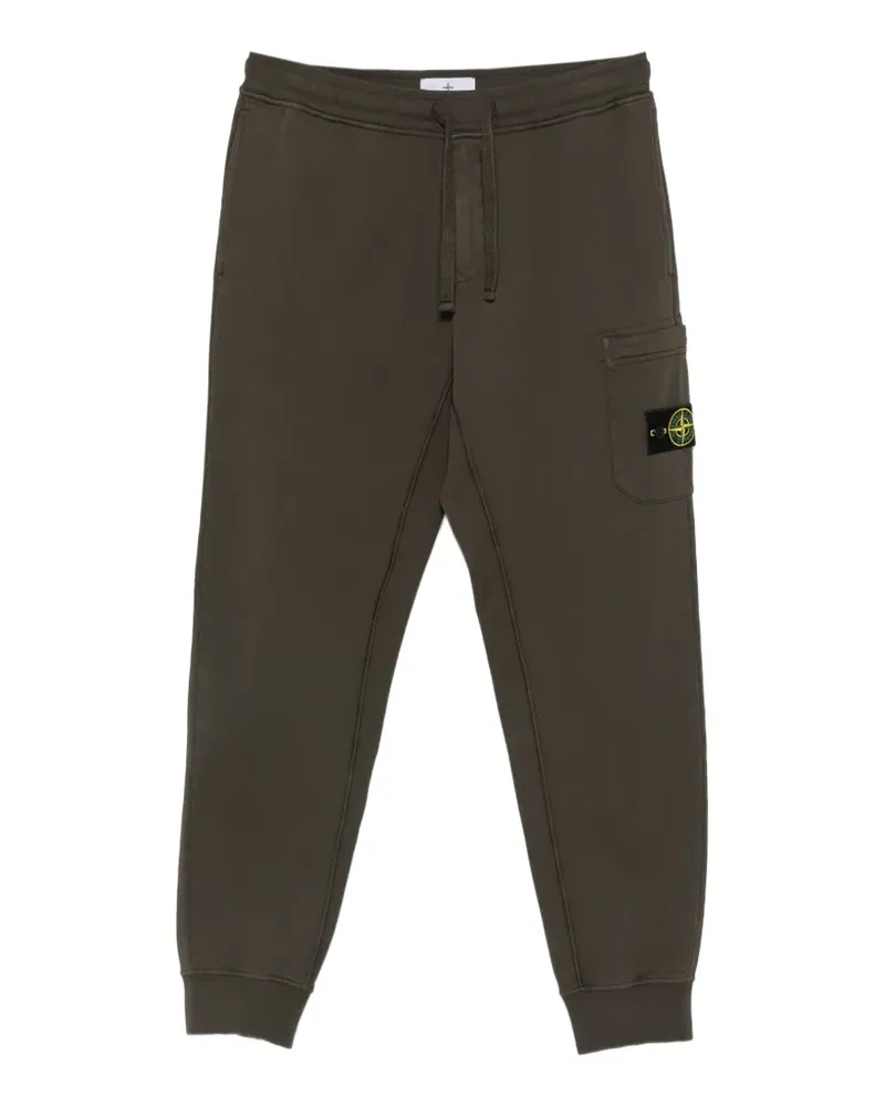 Stone Island Jogginghose mit Kompass-Patch - Grün Grün