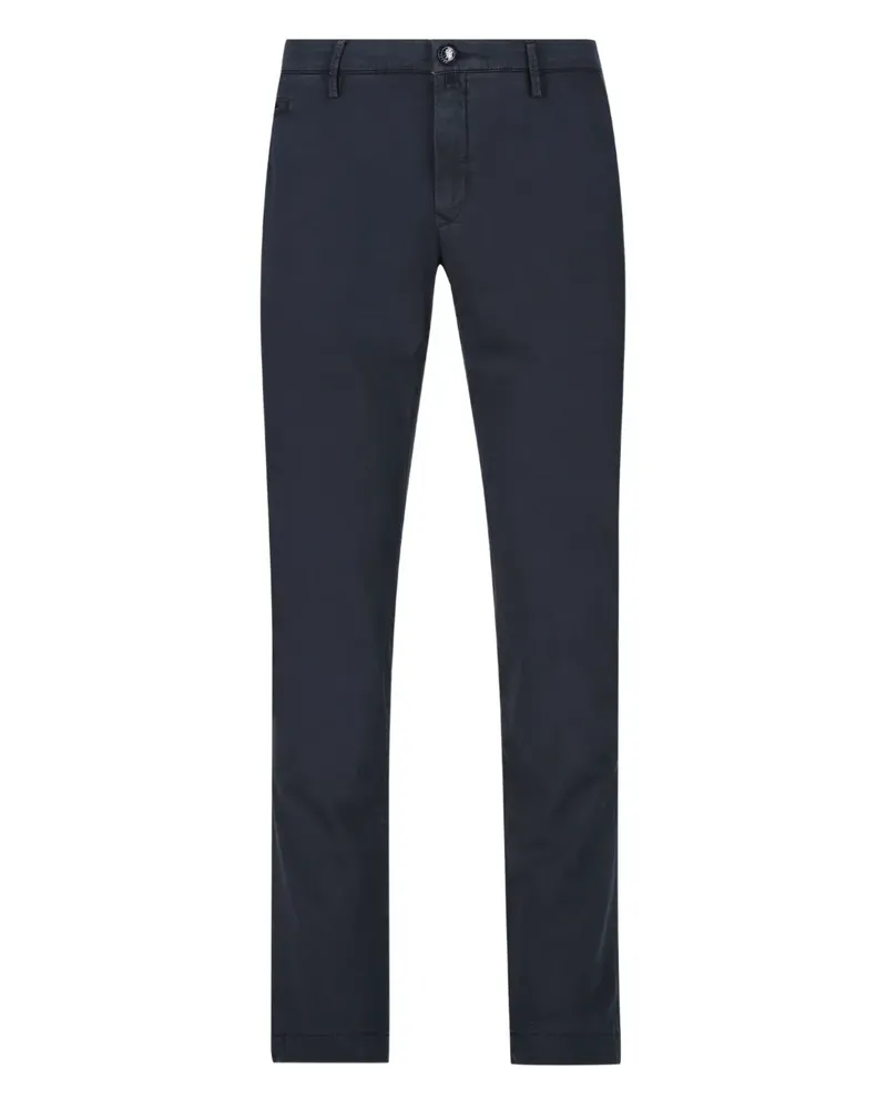 Jacob Cohën Hose mit Logo-Patch - Blau Blau