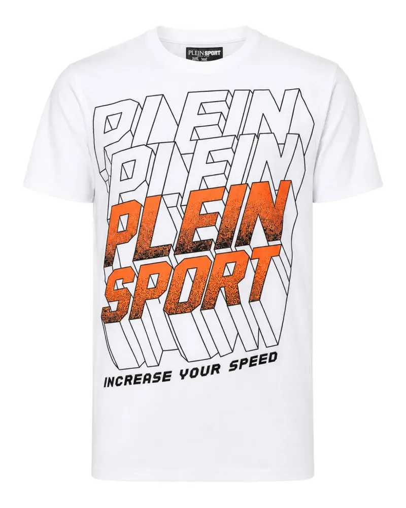 Philipp Plein PS Fluo T-Shirt mit Logo-Print - Weiß Weiß