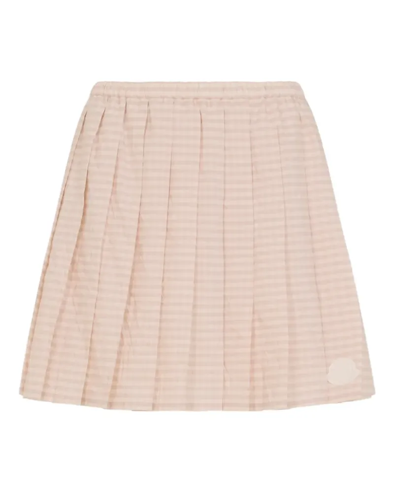Moncler gingham pleated skirt - Rosa Rosa
