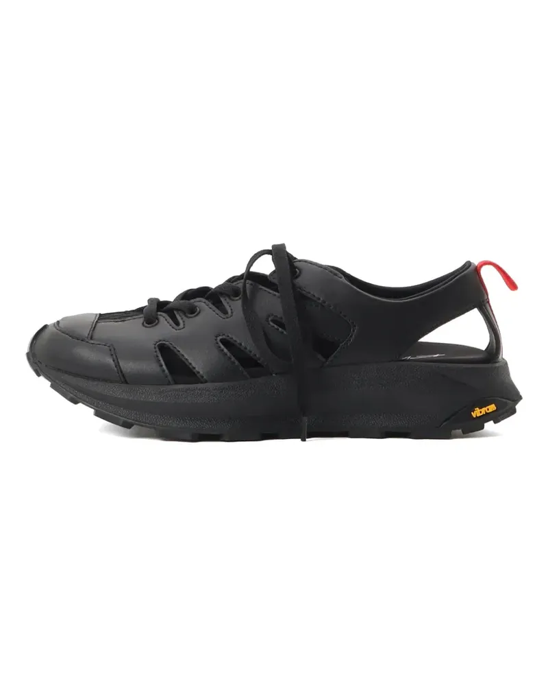 Yohji Yamamoto cut-out sneakers - Schwarz Schwarz