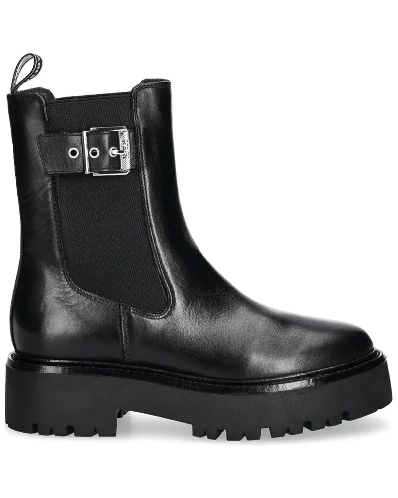 Karl Lagerfeld Chelsea-Boots mit Schnalle - Schwarz Schwarz
