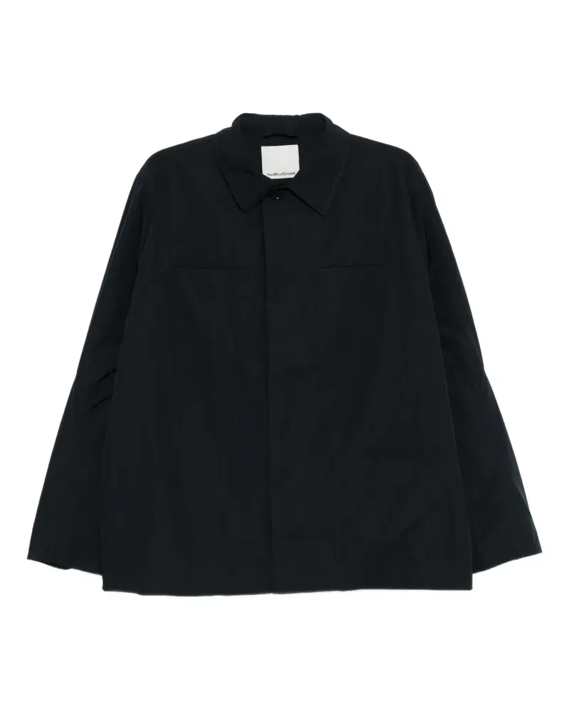 YMC Jacke mit Brusttaschen - Blau Blau