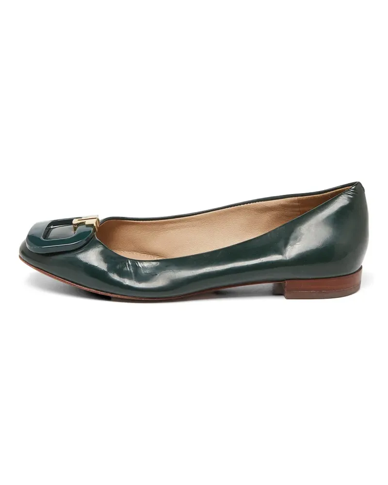 Tory Burch Ballerinas aus Leder - Grün Grün