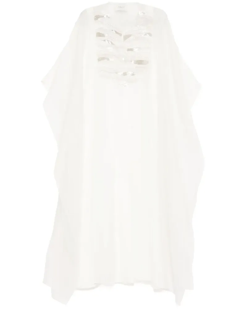 SHATHA ESSA Kleid mit Kristallen - Weiß Weiß