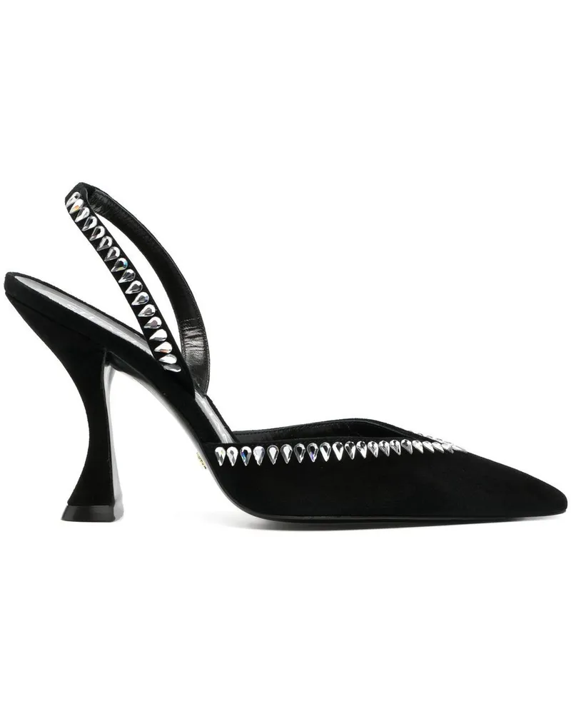 Stuart Weitzman Spitze Pumps 105mm - Schwarz Schwarz