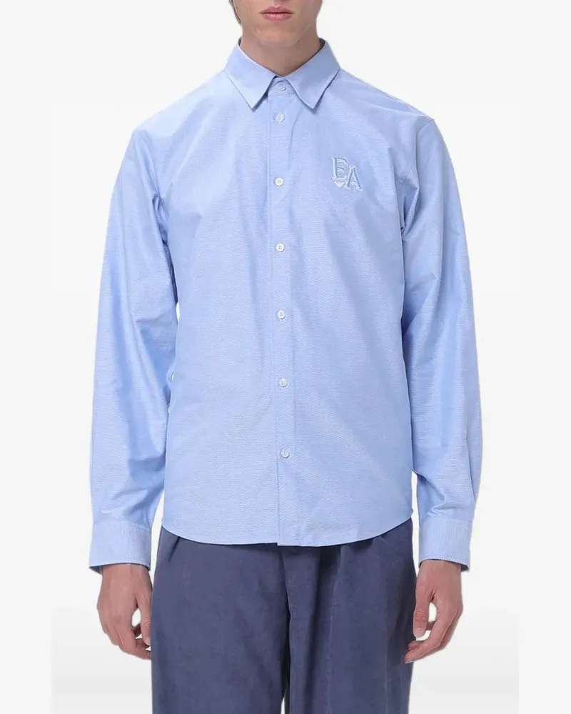 Emporio Armani Eagle Club Hemd - Blau Blau