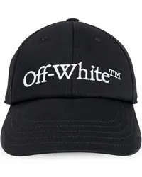 OFF-WHITE Baseballkappe mit Logo-Stickerei Schwarz