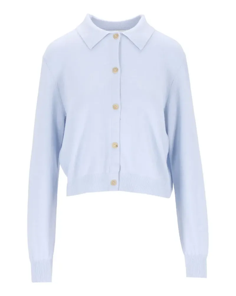 arch4 Geknöpfter Wrexham Cardigan - Blau Blau