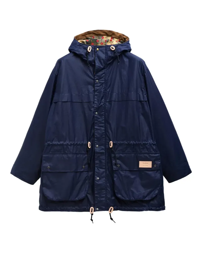 Barbour x Paul Smith Durham waxed jacket - Blau Blau