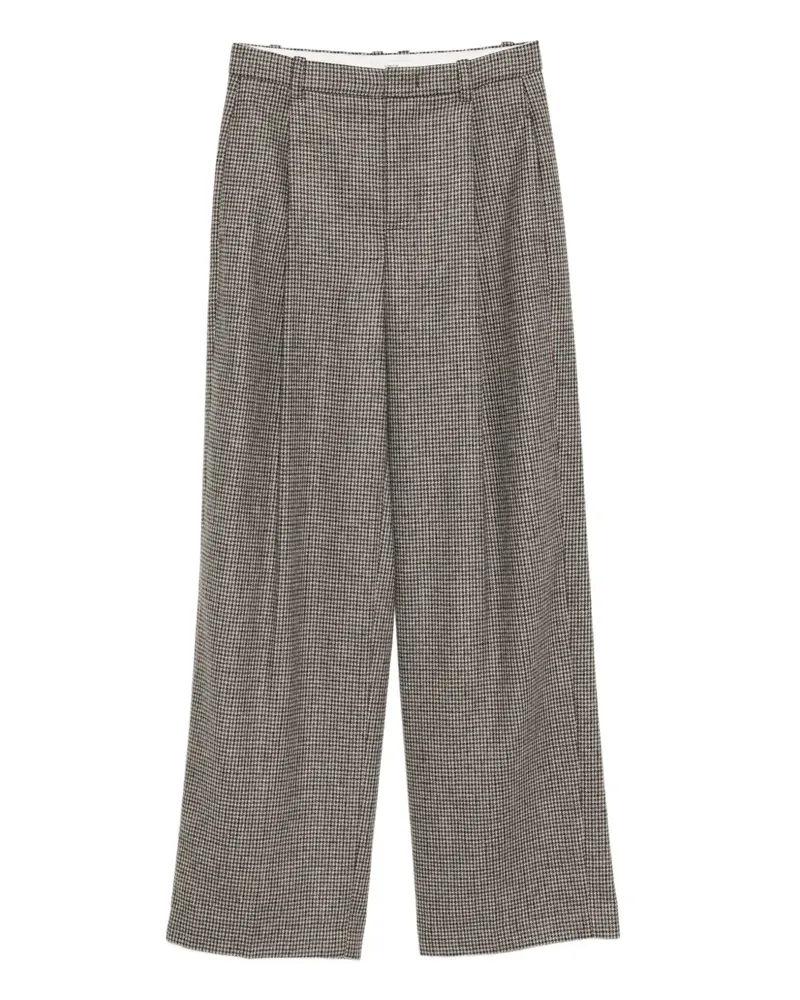 Vince Hose mit Hahnentrittmuster - Braun Braun