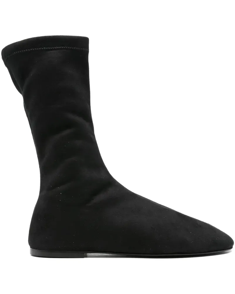 Proenza Schouler Sock-Boots aus Kalbsleder - Schwarz Schwarz