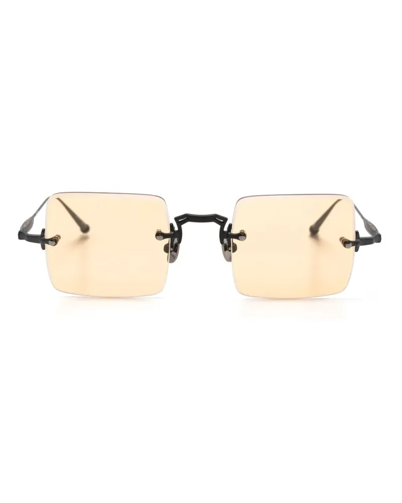 MATSUDA Sonnenbrille mit eckigem Gestell - Silber Silber
