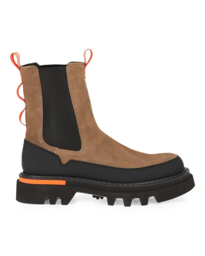Woolrich x Todd Snyder Stiefel mit Wildledereinsätzen - Schwarz Schwarz
