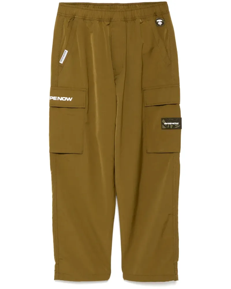 BAPE Cargohose mit Moonface-Logo - Nude Nude