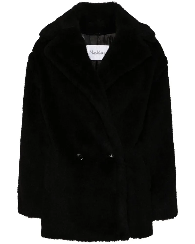 Max Mara Olga Mantel - Schwarz Schwarz