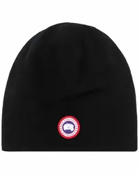 Canada Goose Mütze mit Logo-Patch Schwarz