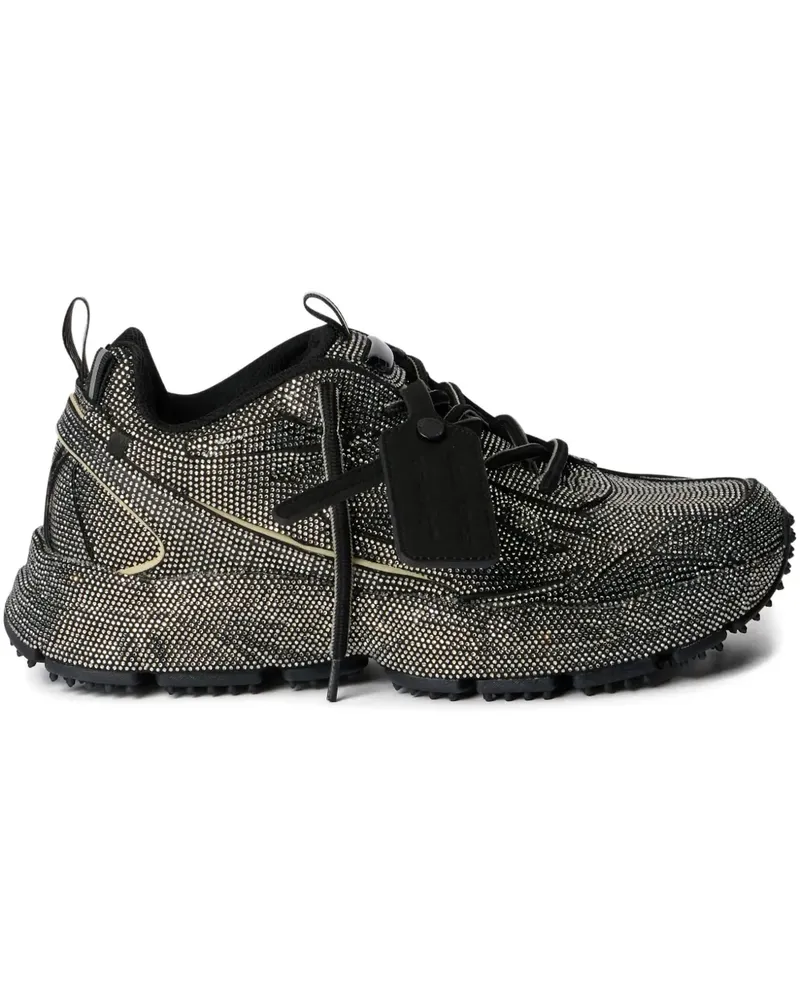 OFF-WHITE Be Right Sneakers mit Kristallstruktur - Schwarz Schwarz