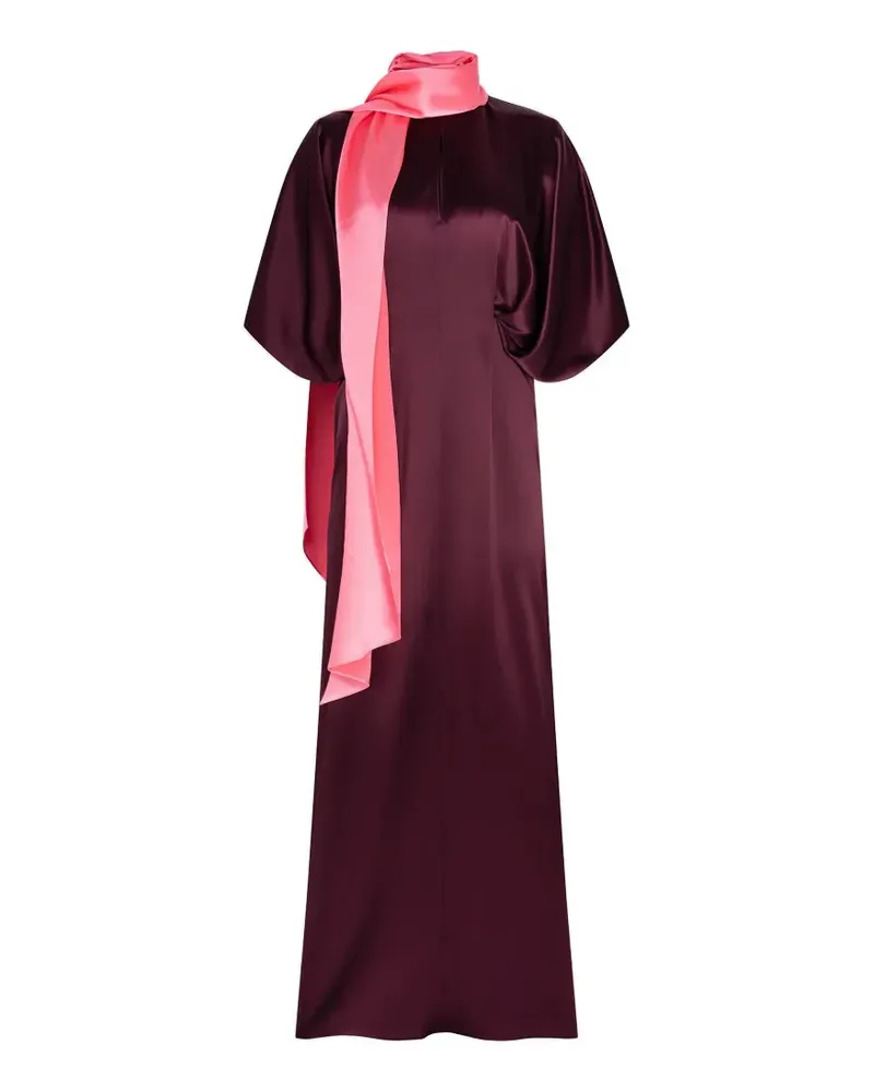 Roksanda Ilincic Sami Maxikleid mit Schaldetail - Violett Violett