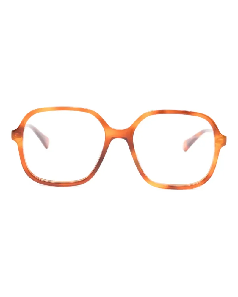 Chloé Brille mit eckigem Gestell - Orange Orange