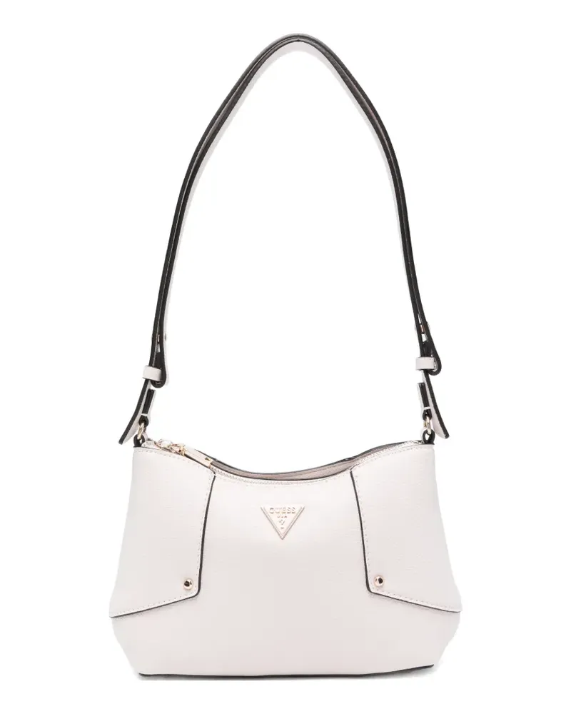 Guess Schultertasche aus Leder - Nude Nude